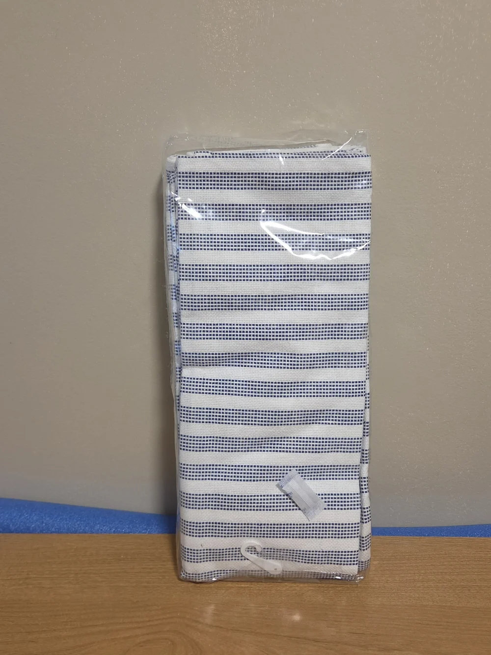 RSVP INTERNATIONAL 6 Pack Blue Striped Kitchen Towel